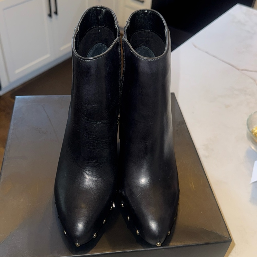 BCBGgeneration black booties. New in box